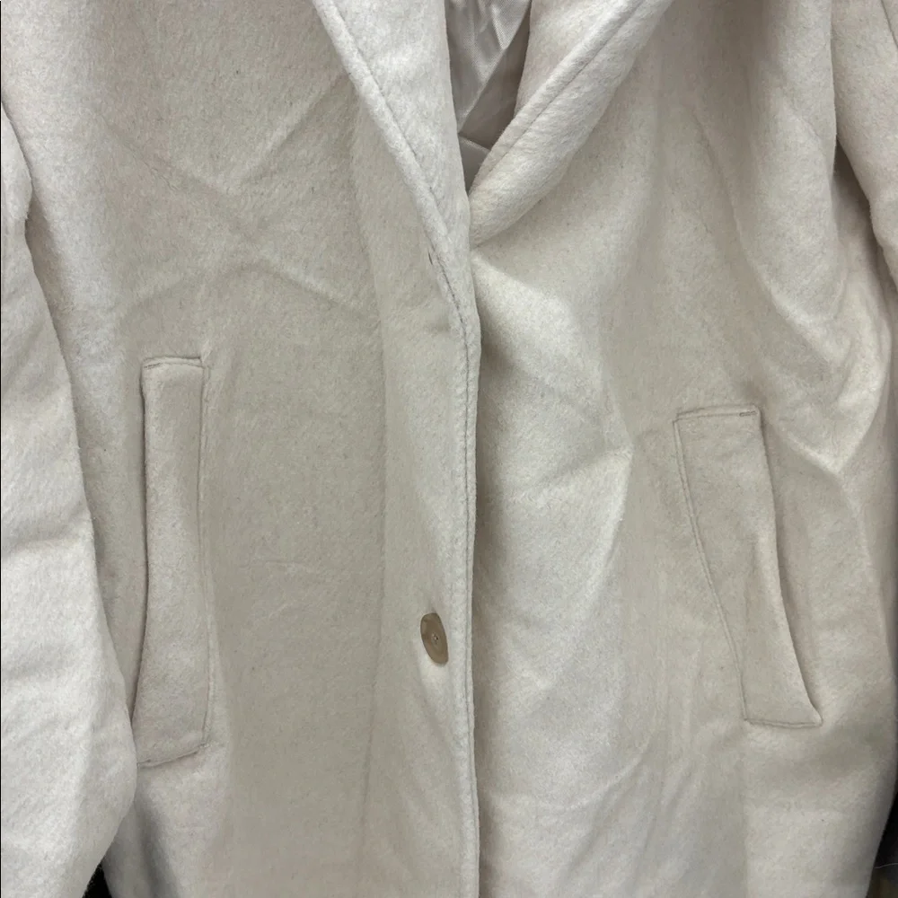 Abercrombie & Fitch Wool Blend Tailored Topcoat NWOT Size Large - Picture 9 of 10